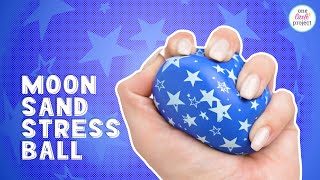 Moon Sand Stress Ball An Easy DIY Balloon Stress Ball [upl. by Akeinahs941]