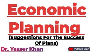 Suggestions For The Success Of Plans In India  Economic Planning  Economics  Indian Economy  UGC [upl. by Lampert]