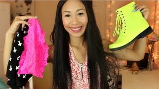 HUGE Summer Collective Haul Forever 21 LA ect  MyLifeAsEva [upl. by Enneillij]