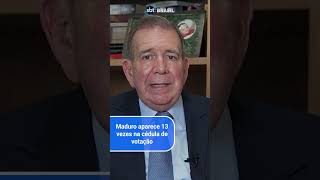 Justiça da Venezuela formaliza o registro do candidato da oposição SBT Brasil 240424 [upl. by Halik]