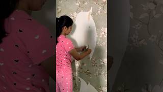 How To Remove Wallpaper⚠️ shorts trending youtube new youtubeshorts love art decor ytshorts [upl. by Mathilda]