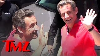 Nicholas Sarkozy Visits The TMZ Tour  TMZ [upl. by Analla552]