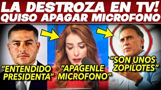 LA NOQUEAN EN TV HUMILLAN A AZUCENA ¡QUERIA APAGAR EL MICROFONO YUNES SE QUEDA EN EL PAN [upl. by Caye]