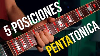 Escala PENTATONICA 5 Posiciones para Dominar el Diapasón [upl. by Etnoel543]