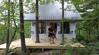 Cabin Window Framing  Offgrid Cabin Build Ep53 [upl. by Cynthia541]