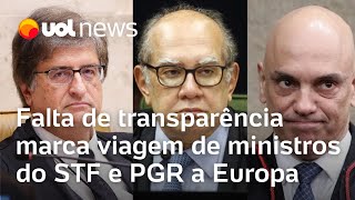 Viagem de ministros do STF e de Gonet à Europa é marcada por falta de transparência [upl. by Temirf]