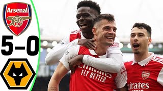 Arsenal vs Wolves 50  All Goals and Highlights 28052023 HD [upl. by Sarene]