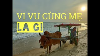 canhcamtrips QUÁ ĐẸP HOÀNG HÔN BIỂN CAM BÌNH  ĐỘC ĐÁO TOUR XE BÒ  VI VU CÙNG MẸ  LA GI VLOG [upl. by Acira435]