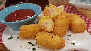 Croquetas de pescado jamón y queso morcilla y espinaca [upl. by Annoled300]