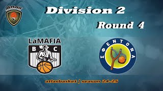 Atlasbasket  Div 2Round 4  LA MAFIA vs ΣΦΕΝΤΟΝΑ [upl. by Sivie]