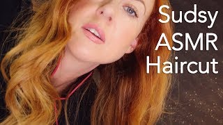 Super Sudsy Relaxing ASMR Haircut ✂️ Sleep Spa Wash Massage [upl. by Aileda408]