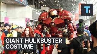 Giant Hulkbuster Costume Wins New York Comic Con [upl. by Brunk68]