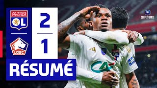 Résumé OL  Lille OSC  8e de finale de Coupe de France  Olympique Lyonnais [upl. by Rem322]