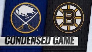 121618 Condensed Game Sabres  Bruins [upl. by Haissem761]