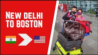 India to USA International student Northeastern University Boston Qatar AirwaysCurrency Exchange [upl. by Anecusa]