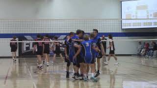 2023 Zone 13 Varsity Boys Volleyball Playoffs  Steinbach Christian Flames vs Niverville Panthers [upl. by Kerianne]