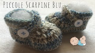 Tutorial  Piccole Scarpine Blu [upl. by Spear]