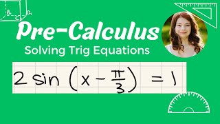 Solving Trigonometric Equations  Example 1 [upl. by Nothgiel]