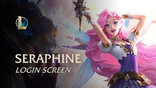 Seraphine The StarryEyed Songstress  Login Screen  League of legends [upl. by Aggappera636]