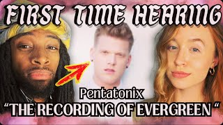 We React To Pentatonixs Evergreen Recording Behind The Scenes [upl. by Emmer]