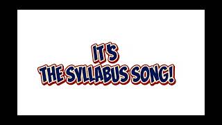 The Syllabus Song demo [upl. by Topper]