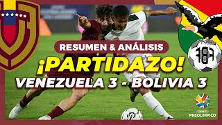 🇻🇪 Venezuela 33 Bolivia 🇧🇴 Resumen Análisis y Estadísticas Preolímpico Sub23 [upl. by Bever]