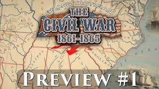 🧤🎖️Grand Tactician The Civil War 18611865 1  Der Weg in den Krieg Beta Preview🇩🇪 Deutsch [upl. by Ojela]