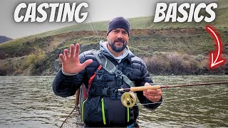 How to Cast a Fly Rod Fly Casting Basics Explained [upl. by Annerb]