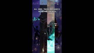 All Hero Travel Mechanics in Gotham Knights [upl. by Enihpled]