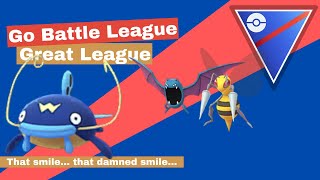 Whiscash solos an ENTIRE TEAM with 30 HP remaining in Pokemon Go Battle League Great League S8 [upl. by Lukey]