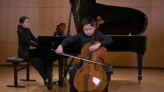 Frescobaldi Toccata for cello and piano Richard Wang [upl. by Fotina]