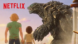 GAMERA Rebirth  Story Trailer  Netflix Anime [upl. by Thorncombe]