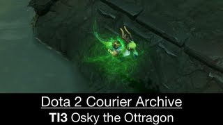 Dota 2 Courier Unusual Osky the Ottragon The International 3 [upl. by Orola298]