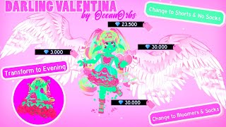 DARLING VALENTINA SET by OCEANORBS 💕 LEAHS VALENTINES WINGS amp CONTEST WINNERS Royale High Update [upl. by Sankey]