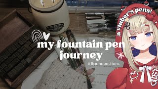 A VTubers Fountain Pen Journey 8PenQuestions2024 Handcam [upl. by Anyel]