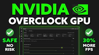 Nvidias NEW Overclock Setting  Huge FPS Boost 100 Safe [upl. by Janus]