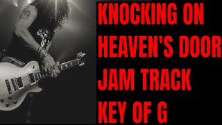 Knocking on Heavens Door Jam Track Guitar Backing Track G Major [upl. by Lothario]