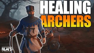 Healing ARCHERS  Schutzdieners  Conquerors Blade Gameplay [upl. by Abisia]