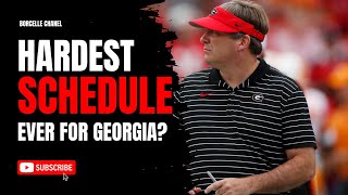 2024 Georgia Schedule The Hardest Ever for UGA Football [upl. by Marilin313]