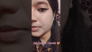 Cat Eyeliner Tutorial 😻 eyeliner cateyeliner eyemakeup shorts ytshorts jasasweenisinha [upl. by Lleneg]