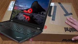 ThinkPad P73 4k Screen  Unboxing 1080p [upl. by Bodnar]