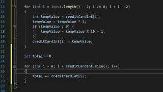 How to Validate a Credit Card Number in C Luhn Algorithm [upl. by Redneval]