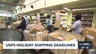 USPS Holidays Shipping Deadlines [upl. by Elmer]