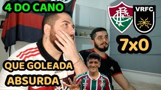 REACT MELHORES MOMENTOS FLUMINENSE 7X0 VOLTA REDONDA  GOLEADA ABSURDA 4 DO CANO E FLU NA FINAL [upl. by Carnahan]