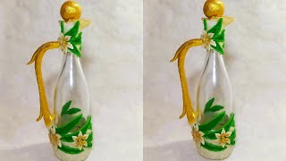 The magic of the hands and an ordinary glass bottle makes a magnificent jug [upl. by Kaz]