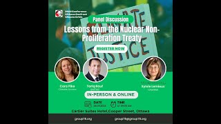 2024 Conference Lessons from the Nuclear Non Proliferation Treaty Panel [upl. by Asiole]