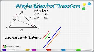 Angle Bisector Theorem [upl. by Atsok]