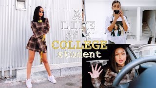 A WEEK IN MY LIFE IN COLLEGE ♡ What I Actually Wear to School [upl. by Eyde512]