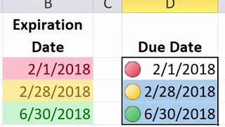 Excel Essentials  Level UP  Conditional Formatting for Due Dates and Expiration Dates [upl. by Acinemod]