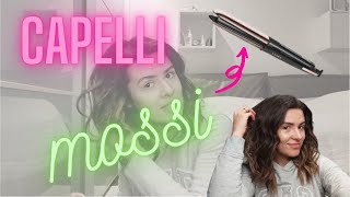 CAPELLI MOSSI con la PIASTRA [upl. by Ymmit]